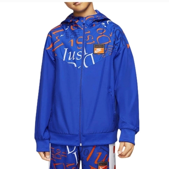 NIKE Sportswear Just Do It JDI Windrunner Kids Jacket Windbreaker XL - Picture 1 of 12